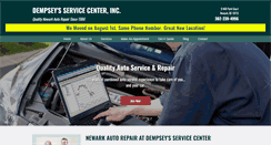 Desktop Screenshot of dempseysservicecenter.com